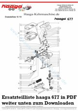 Ersatzteile Haaga 677 AKKU ohne I Sweep