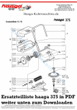Ersatzteile Haaga 375