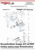 Ersatzteile Haaga 477 mit I Sweep